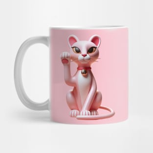 Pink Panther Maneki Neko Mug